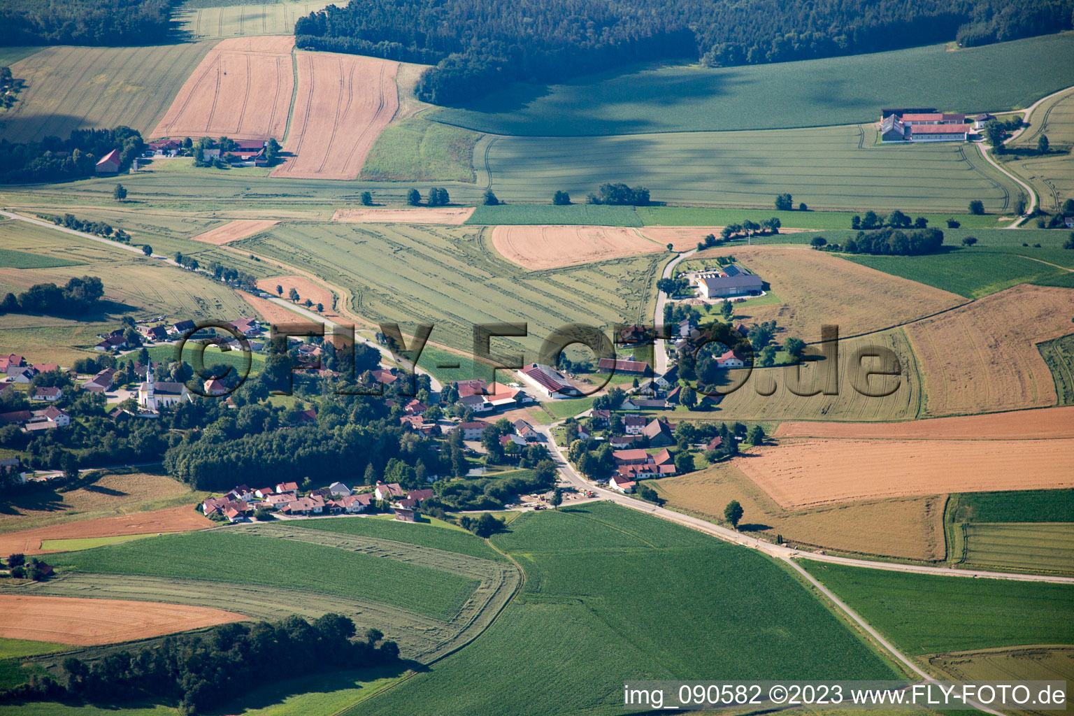 Luftbild von Martinsbuch im Bundesland Bayern, Deutschland