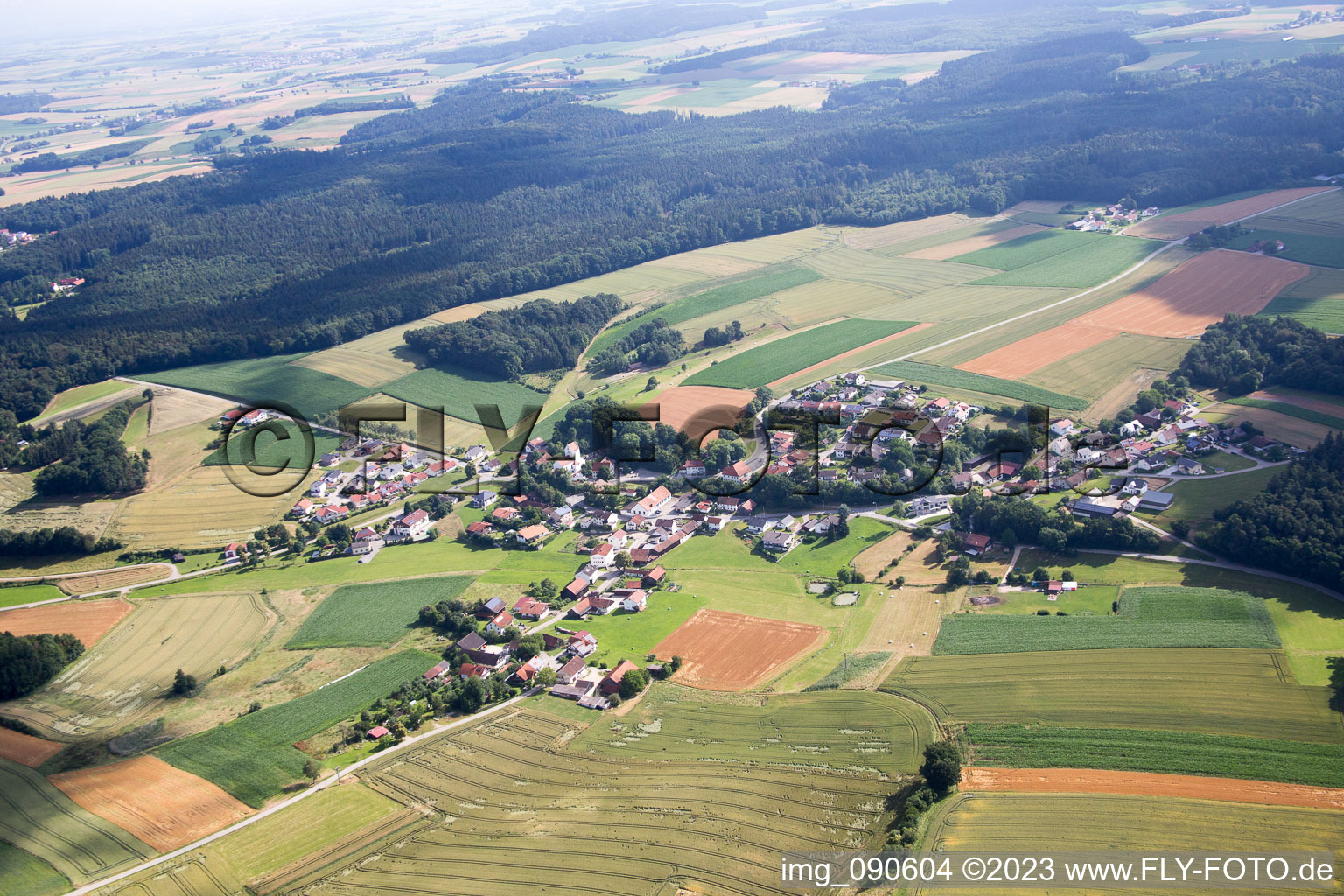 Luftbild von Tunding im Bundesland Bayern, Deutschland
