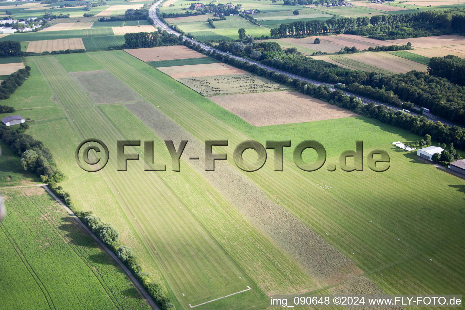 Drohnenbild von Heppenheim im Bundesland Hessen, Deutschland