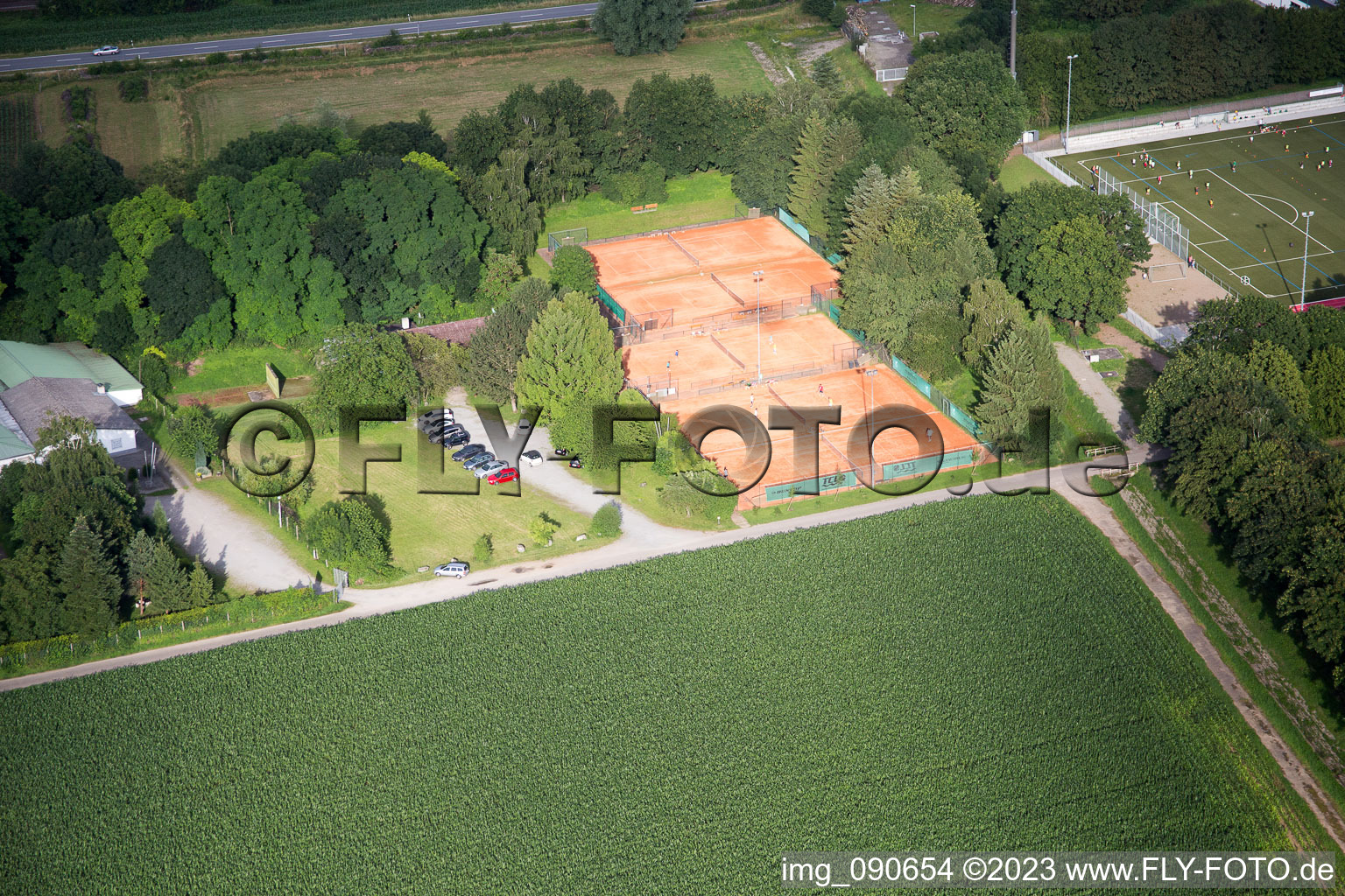 Laudenbach im Bundesland Baden-Württemberg, Deutschland aus der Luft betrachtet