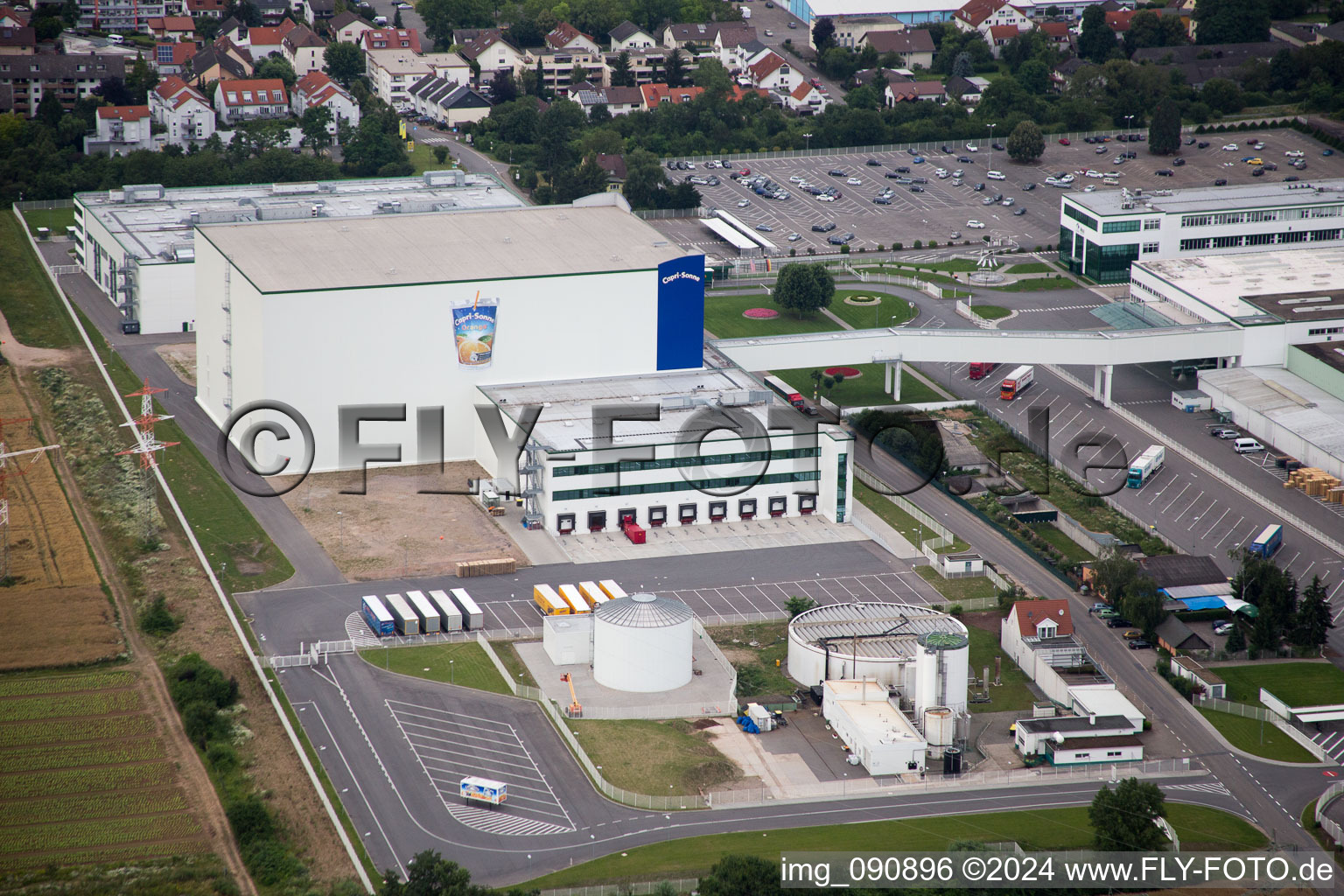 Luftaufnahme von Eppelheim, Wild-Werke im Bundesland Baden-Württemberg, Deutschland