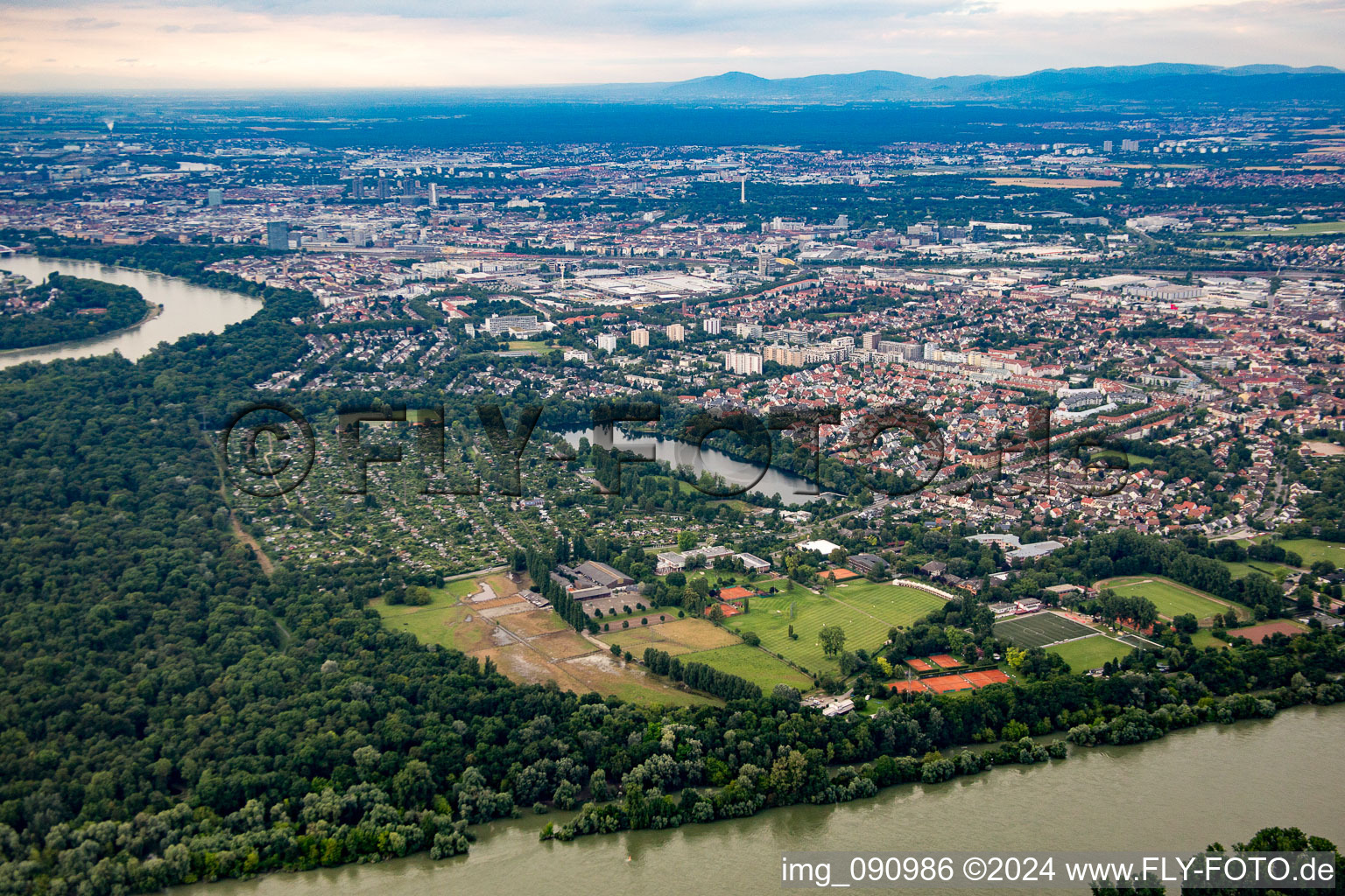 Neckarau im Ortsteil Niederfeld in Mannheim im Bundesland Baden-Württemberg, Deutschland