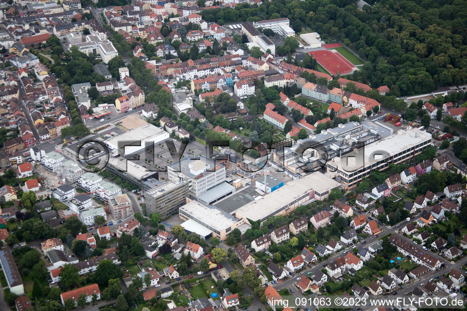 Luftbild von RENOLIT SE in Frankenthal im Bundesland Rheinland-Pfalz, Deutschland