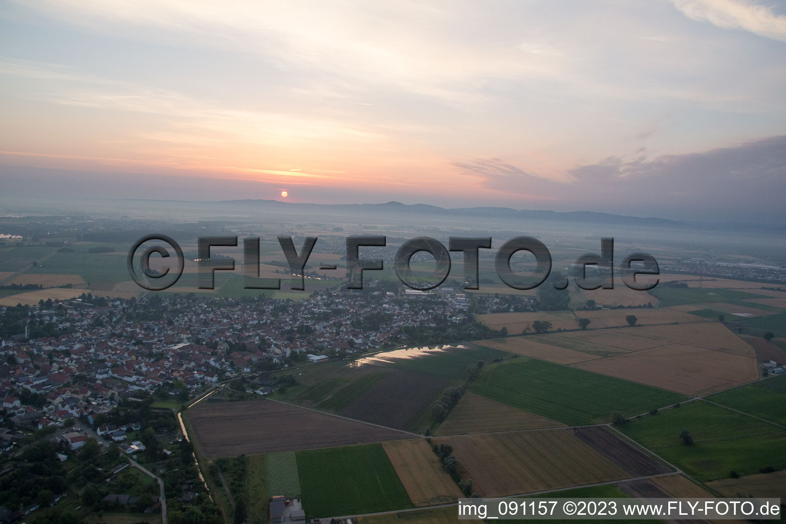 Luftbild von Hofheim im Bundesland Hessen, Deutschland