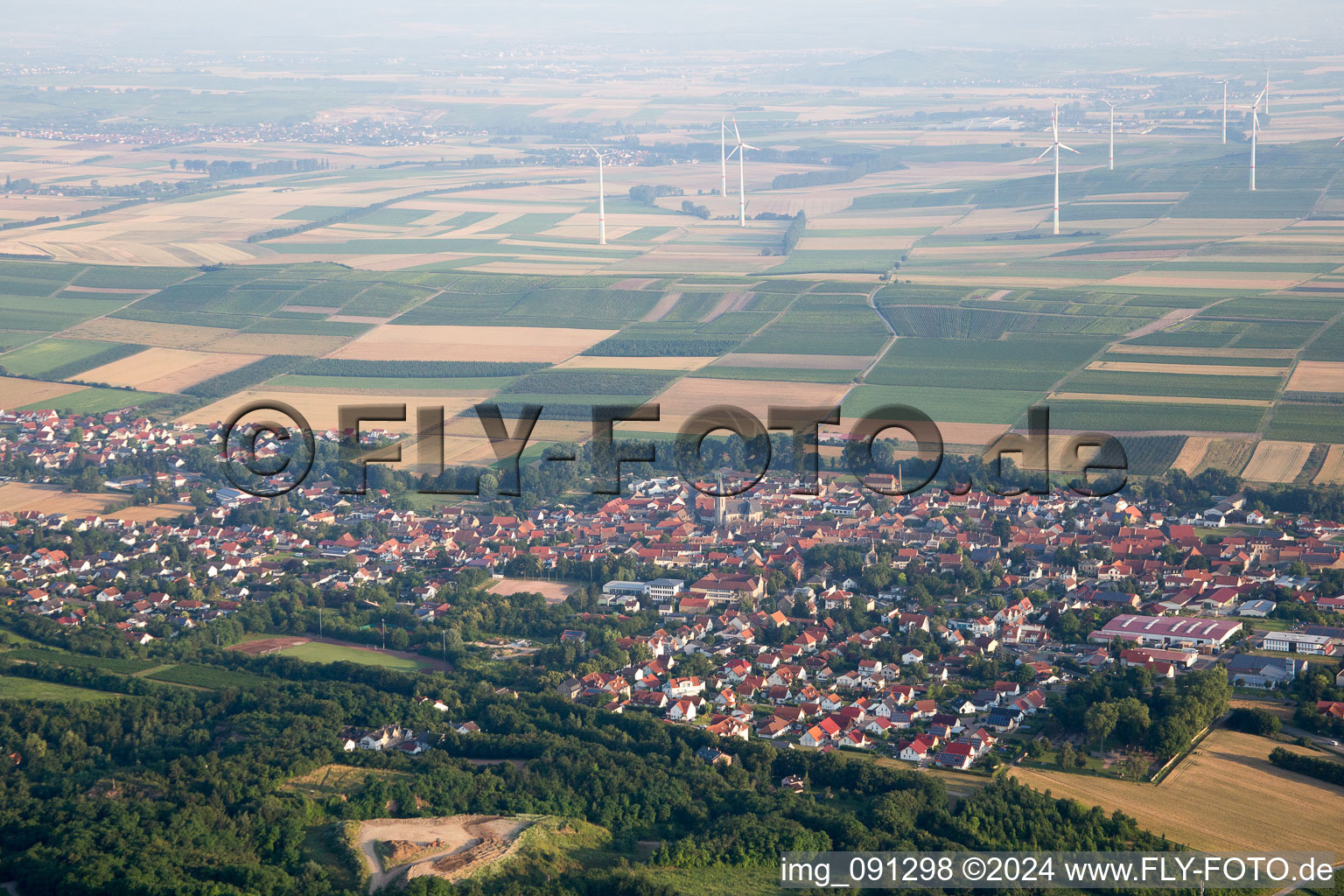 Flonheim im Bundesland Rheinland-Pfalz, Deutschland