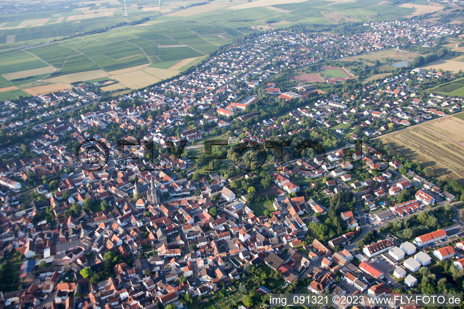 Saulheim im Bundesland Rheinland-Pfalz, Deutschland