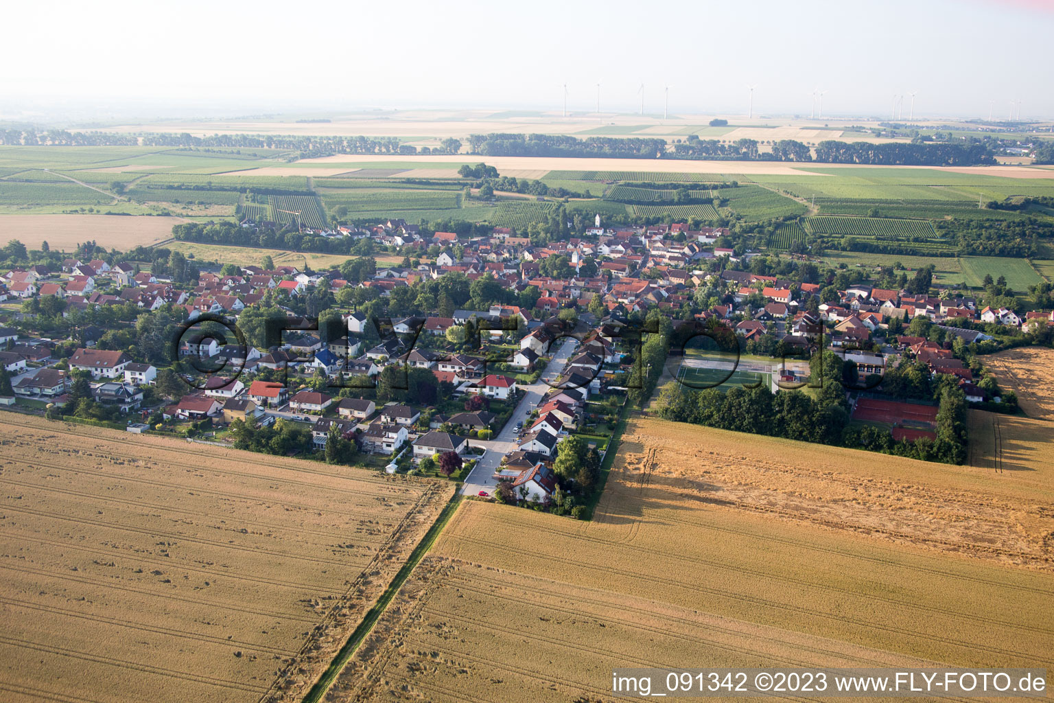Dalheim im Bundesland Rheinland-Pfalz, Deutschland von oben