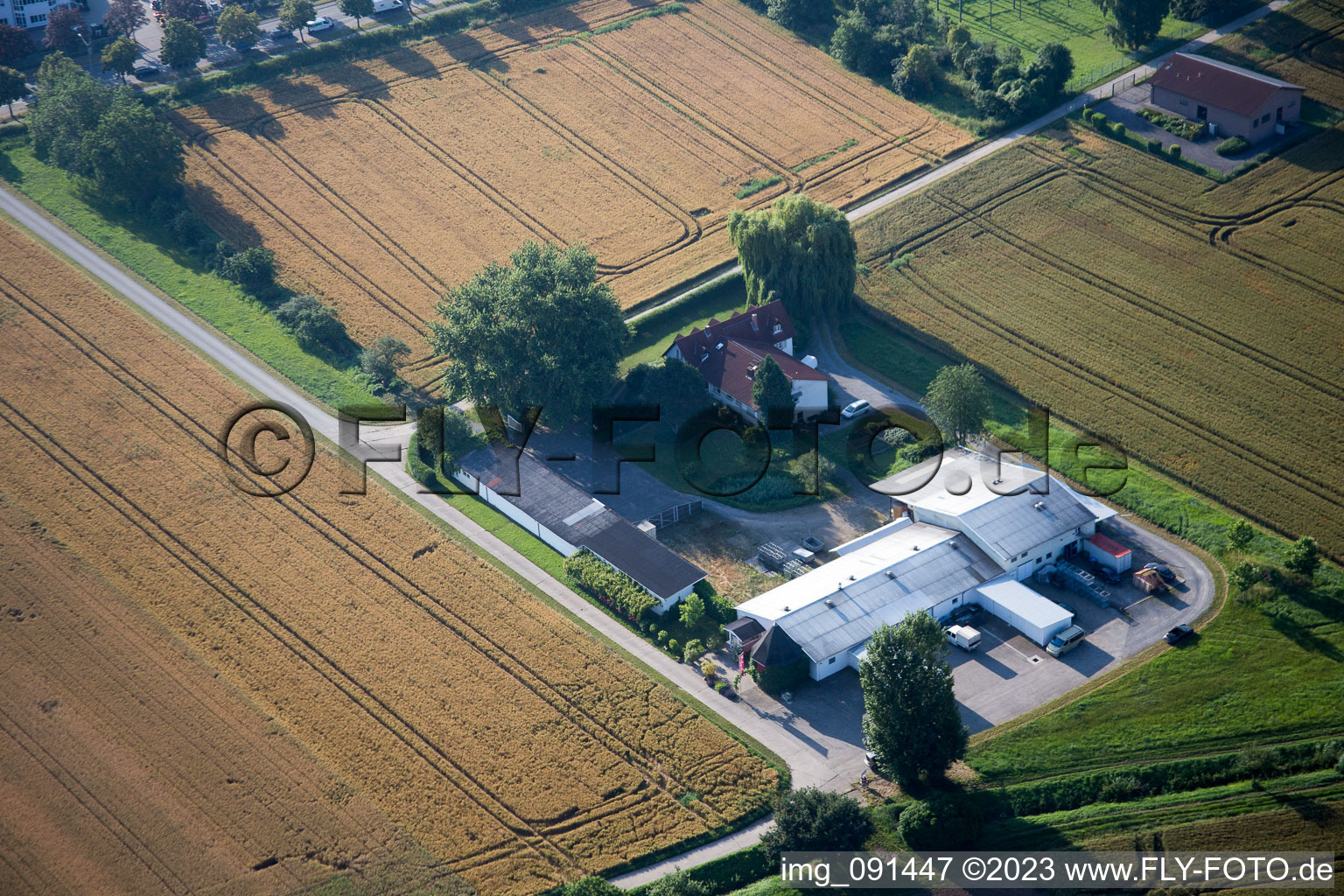 Auerbach im Bundesland Hessen, Deutschland von einer Drohne aus