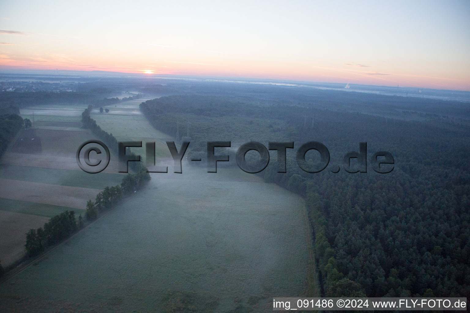 Luftbild von Otterbachtal in Kandel im Bundesland Rheinland-Pfalz, Deutschland
