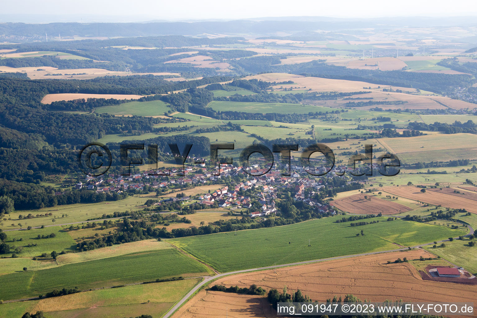 Luftbild von Altenkirchen im Bundesland Rheinland-Pfalz, Deutschland