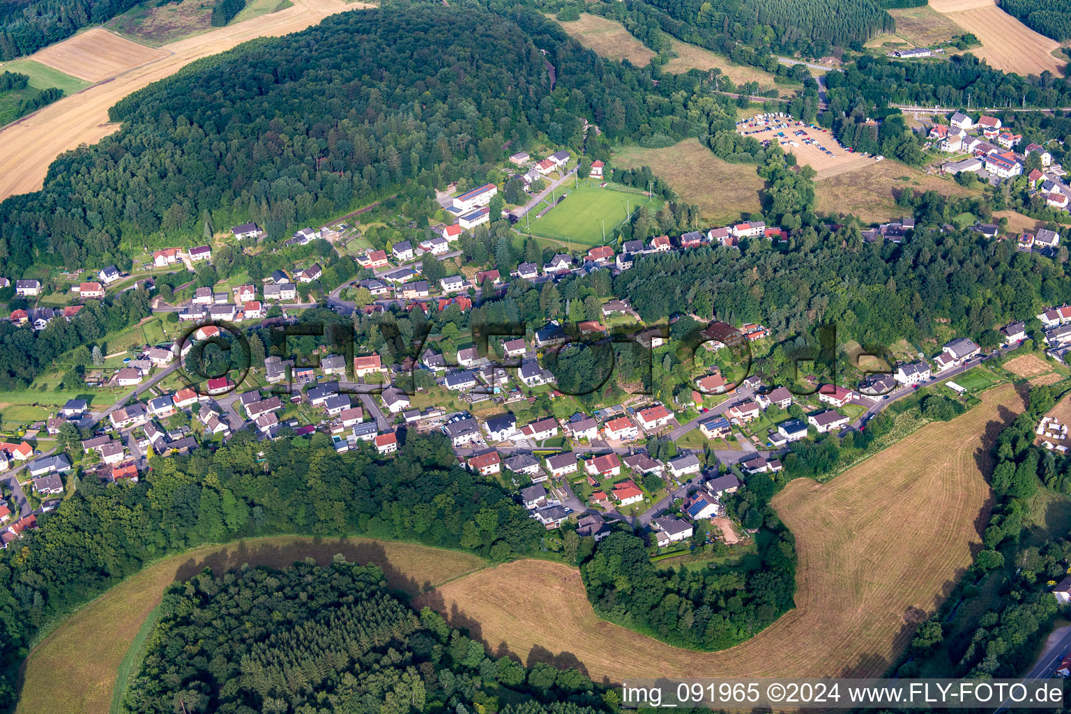 Luftbild von Nohfelden im Bundesland Saarland, Deutschland