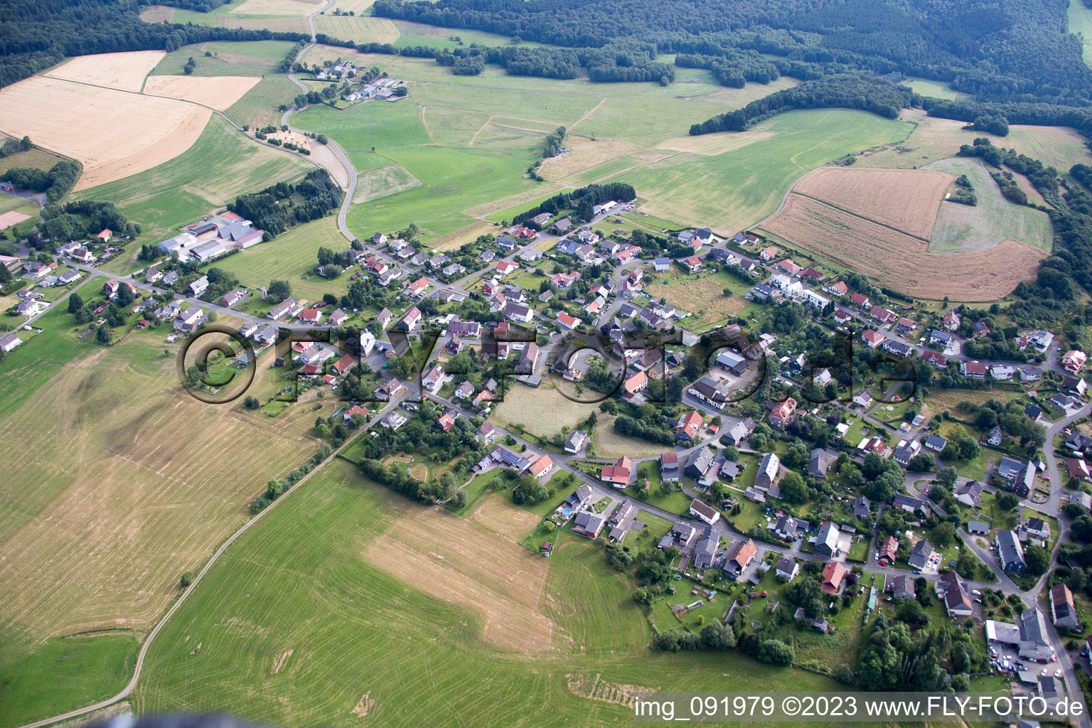 Luftbild von Buhlenberg im Bundesland Rheinland-Pfalz, Deutschland