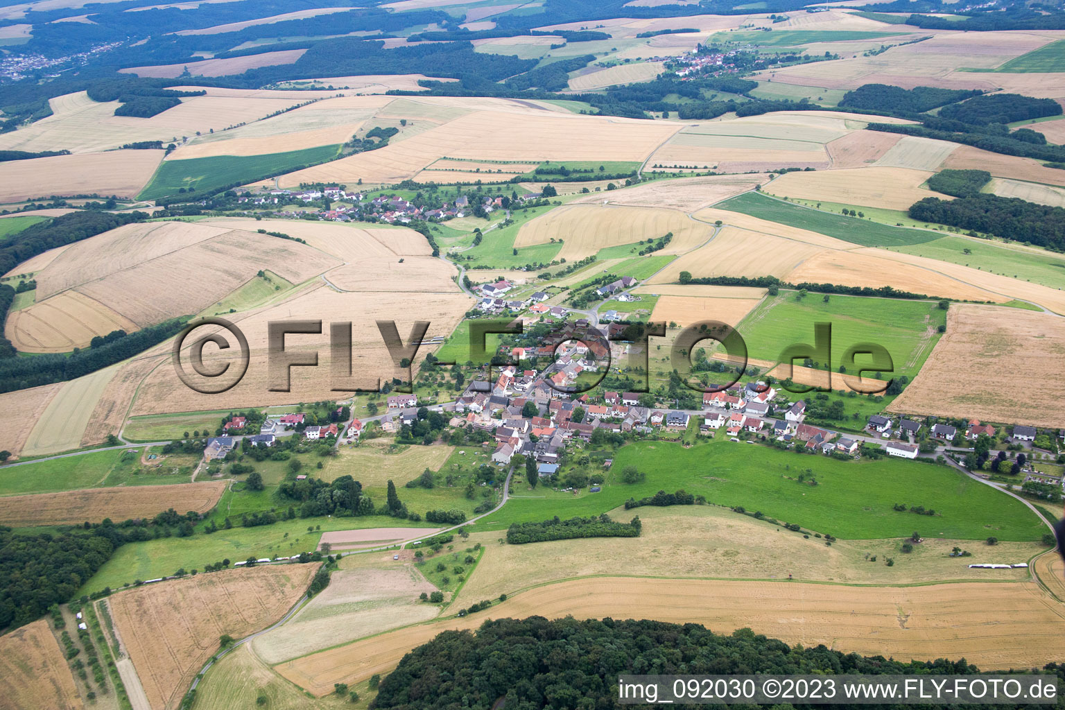 Luftbild von Homberg im Bundesland Rheinland-Pfalz, Deutschland