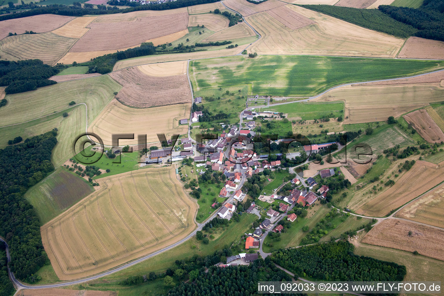 Luftbild von Buborn im Bundesland Rheinland-Pfalz, Deutschland