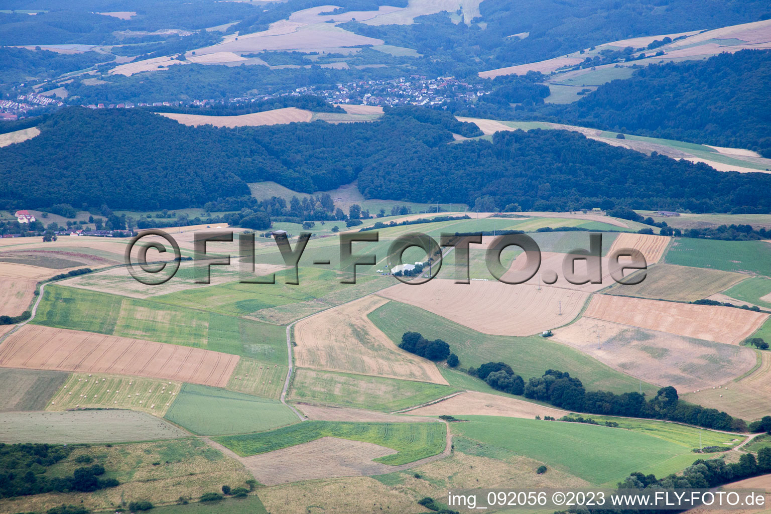 Luftaufnahme von Gundersweiler im Bundesland Rheinland-Pfalz, Deutschland