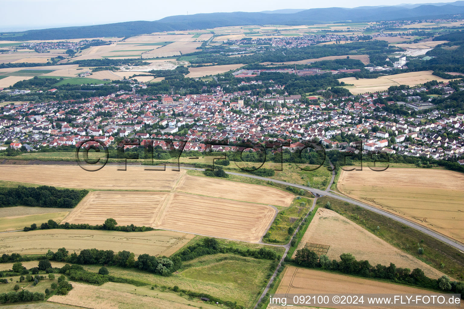 Luftbild von Eisenberg im Bundesland Rheinland-Pfalz, Deutschland