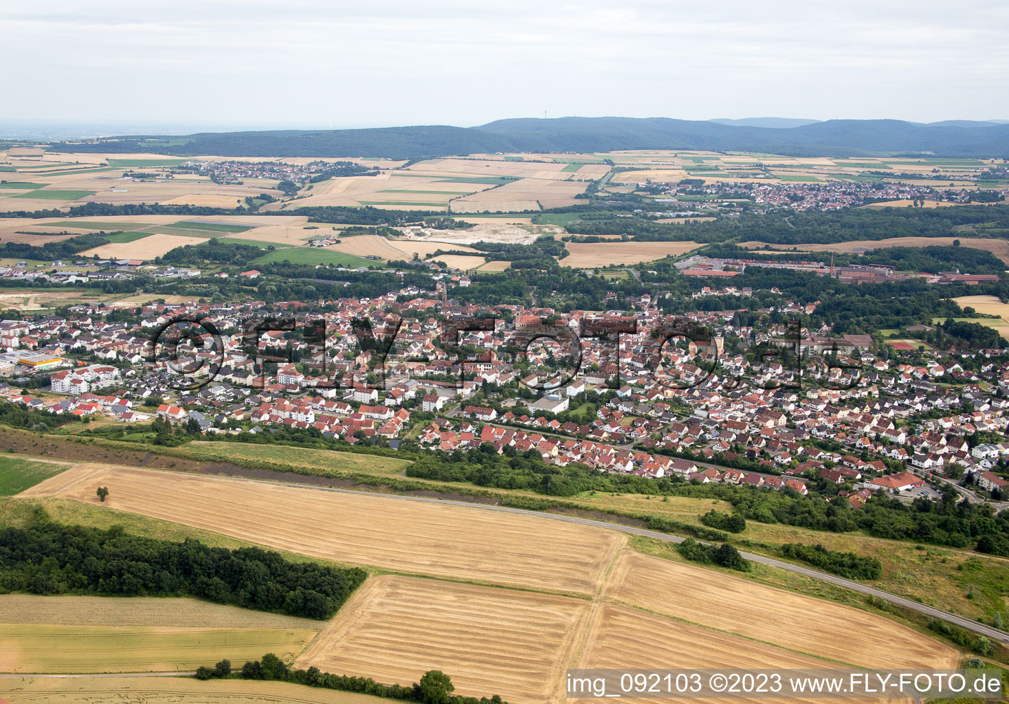 Eisenberg im Bundesland Rheinland-Pfalz, Deutschland von oben
