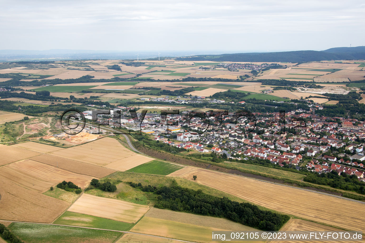 Eisenberg im Bundesland Rheinland-Pfalz, Deutschland aus der Luft