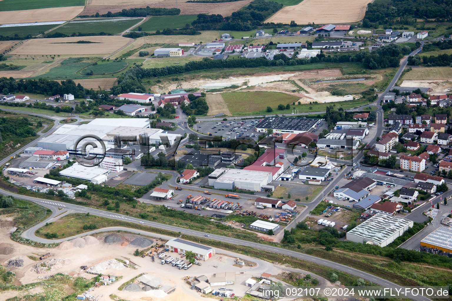 Eisenberg im Bundesland Rheinland-Pfalz, Deutschland vom Flugzeug aus