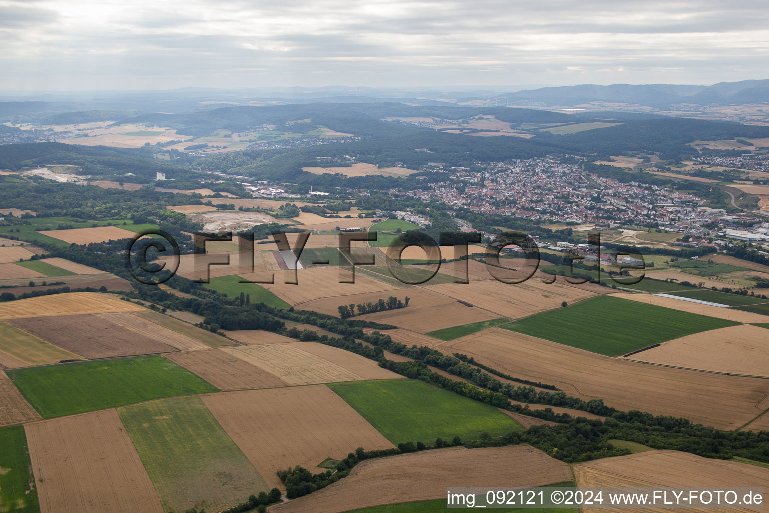 Eisenberg im Bundesland Rheinland-Pfalz, Deutschland von oben