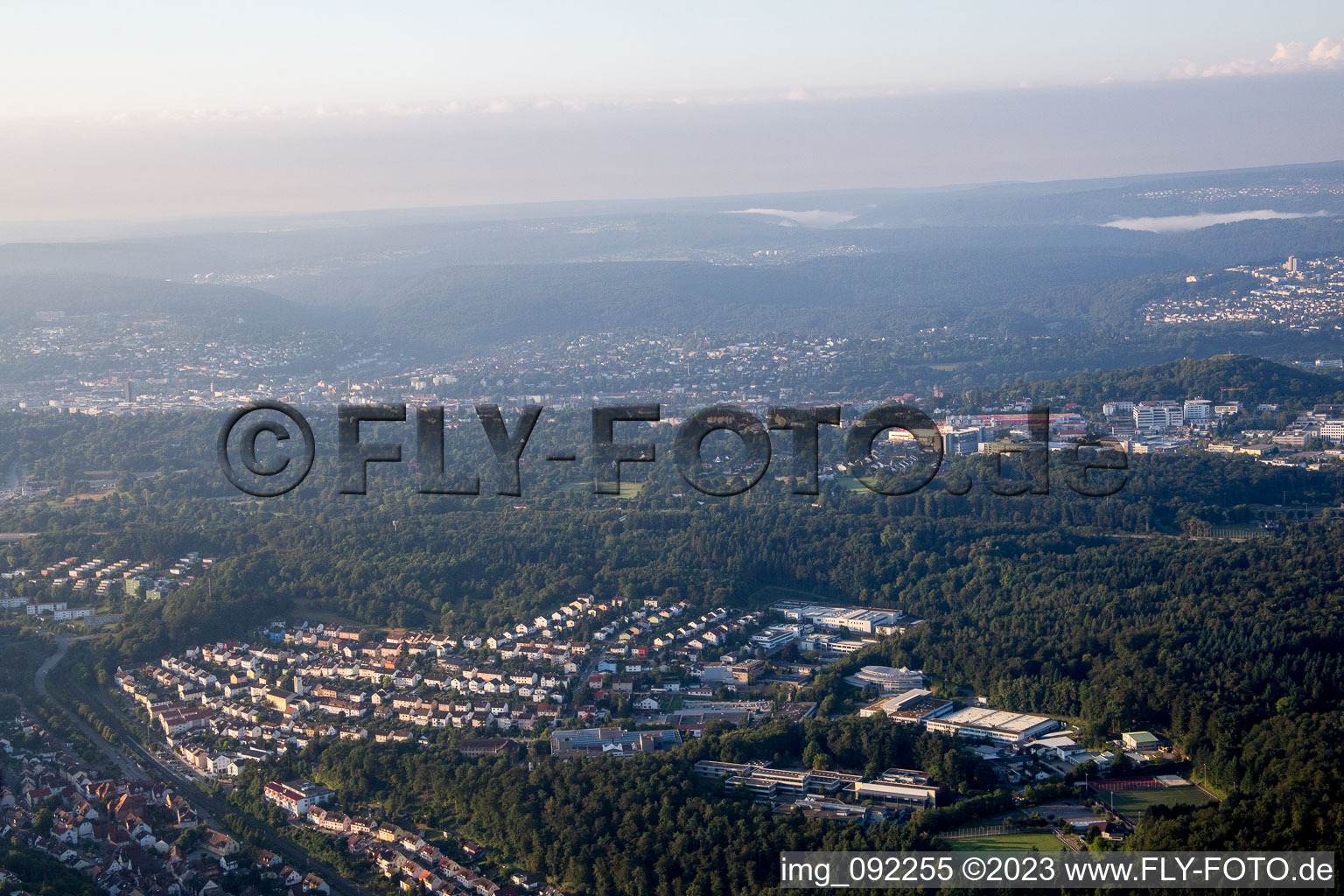 Luftaufnahme von Ispringen im Bundesland Baden-Württemberg, Deutschland