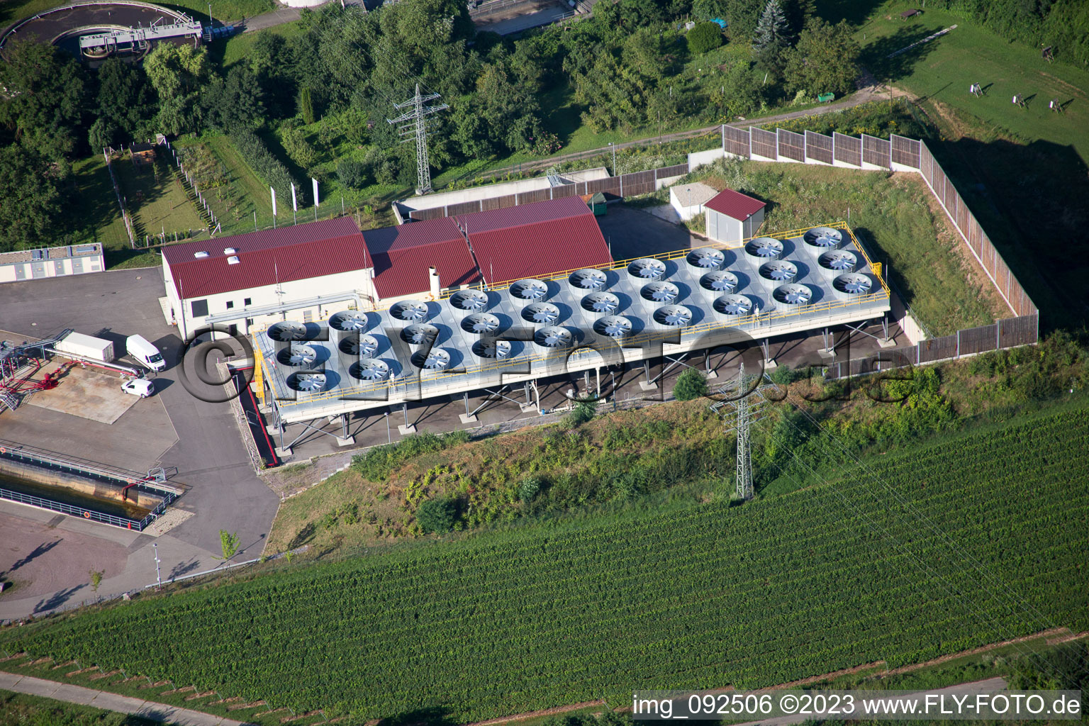 Insheim im Bundesland Rheinland-Pfalz, Deutschland aus der Drohnenperspektive