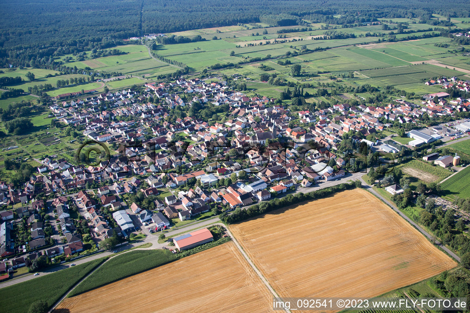 Steinfeld im Bundesland Rheinland-Pfalz, Deutschland aus der Luft