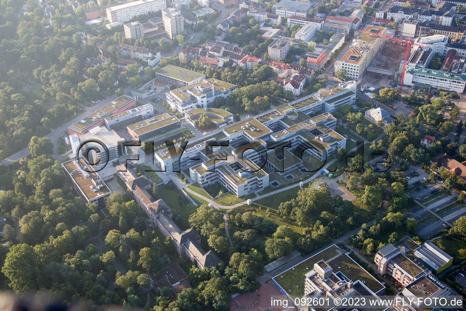 Luftbild von Erlangen Altstadt im Bundesland Bayern, Deutschland