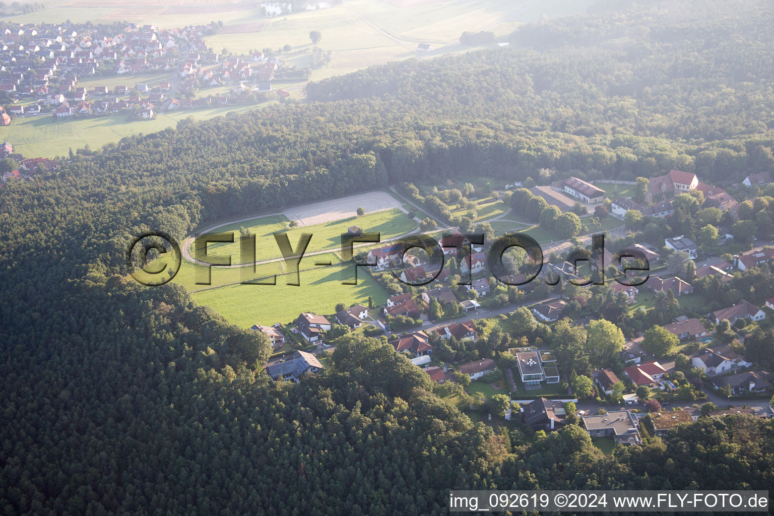 Luftbild von Rathsberg im Bundesland Bayern, Deutschland