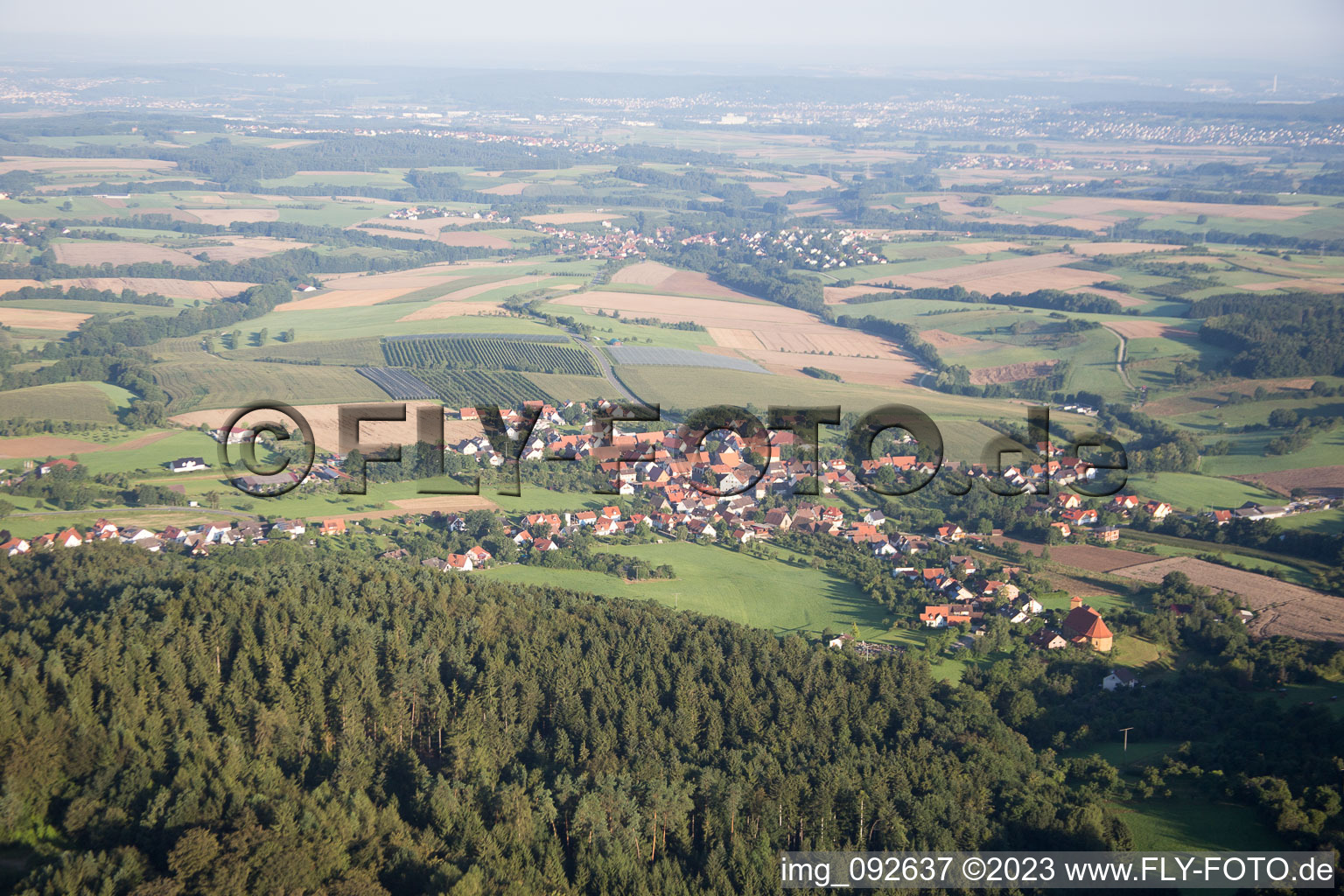 Luftaufnahme von Schlichenreuth im Bundesland Bayern, Deutschland