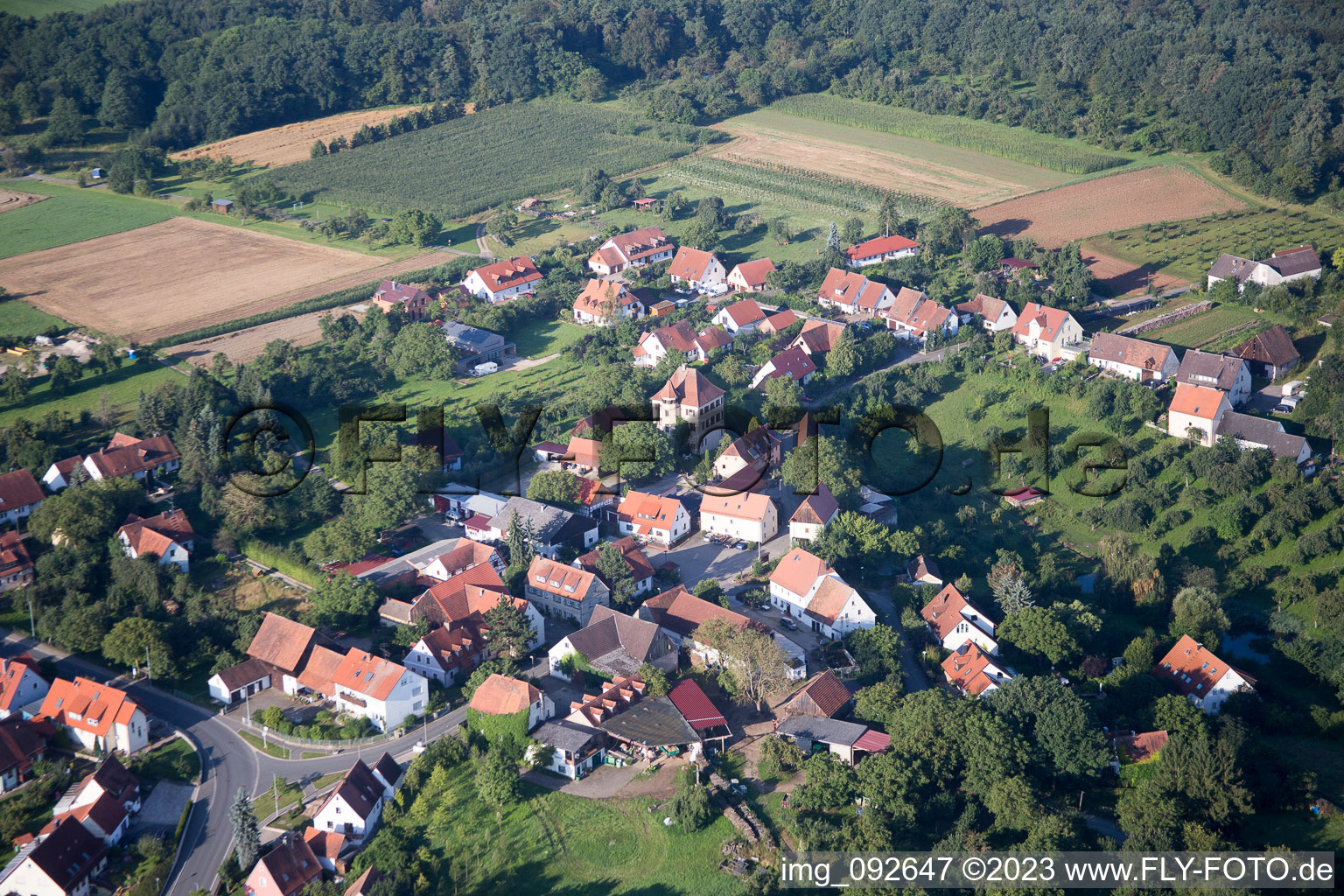 Luftaufnahme von Adlitz im Bundesland Bayern, Deutschland