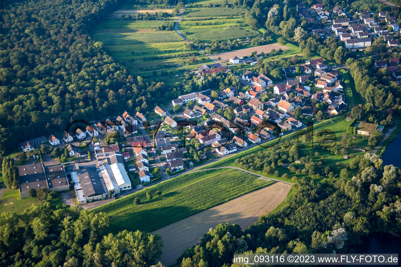 Ortsteil Greffern in Rheinmünster im Bundesland Baden-Württemberg, Deutschland