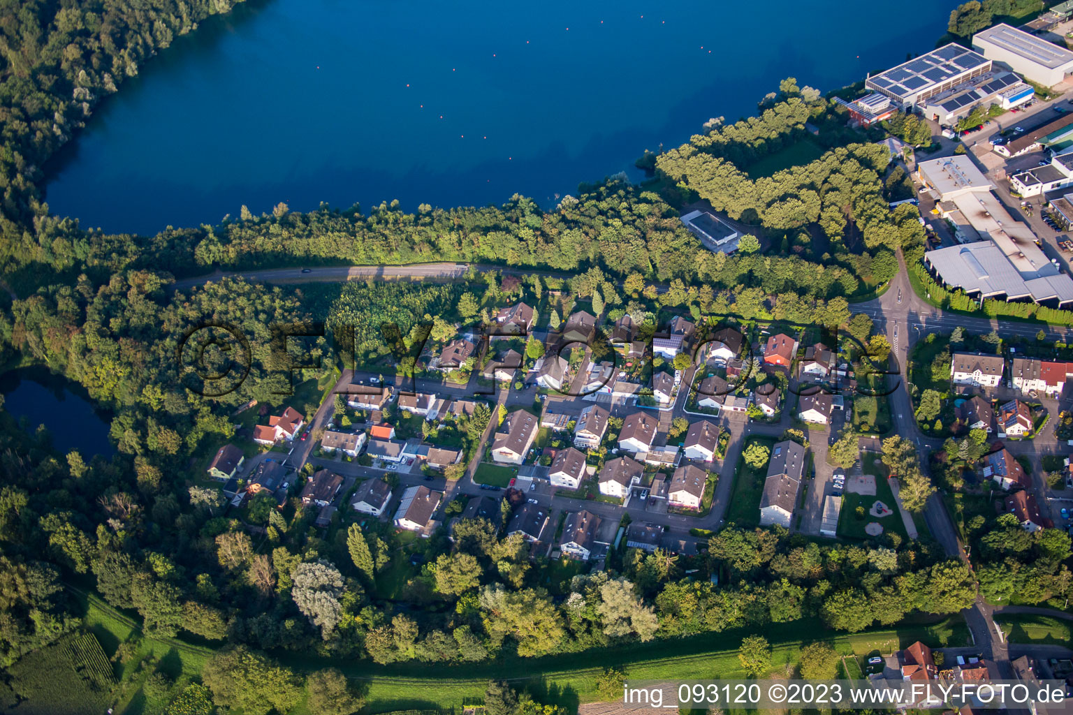 Luftbild von Ortsteil Grauelsbaum in Lichtenau im Bundesland Baden-Württemberg, Deutschland