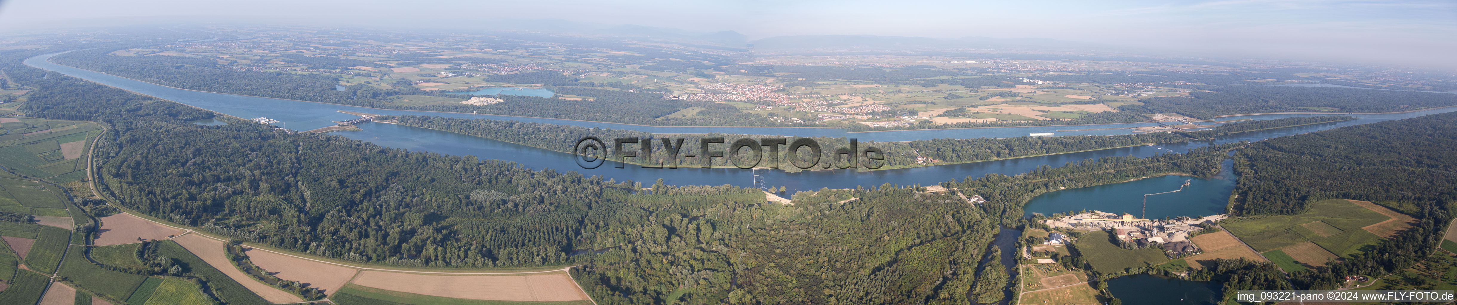 Panorama in Gerstheim im Bundesland Bas-Rhin, Frankreich