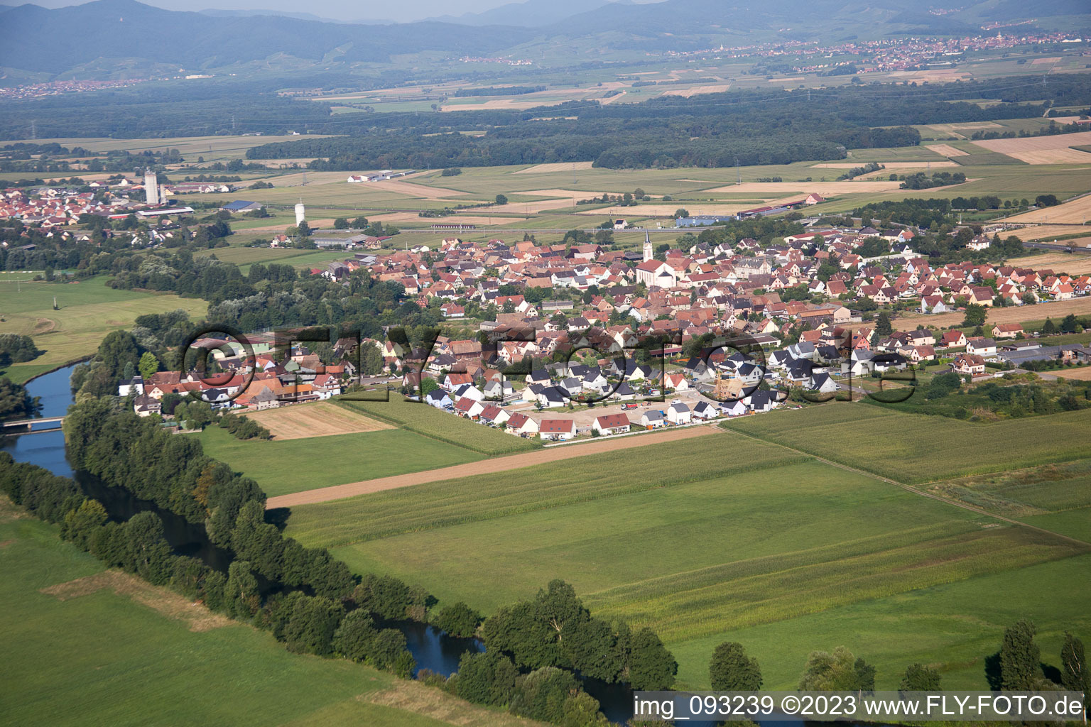 Sermersheim im Bundesland Bas-Rhin, Frankreich
