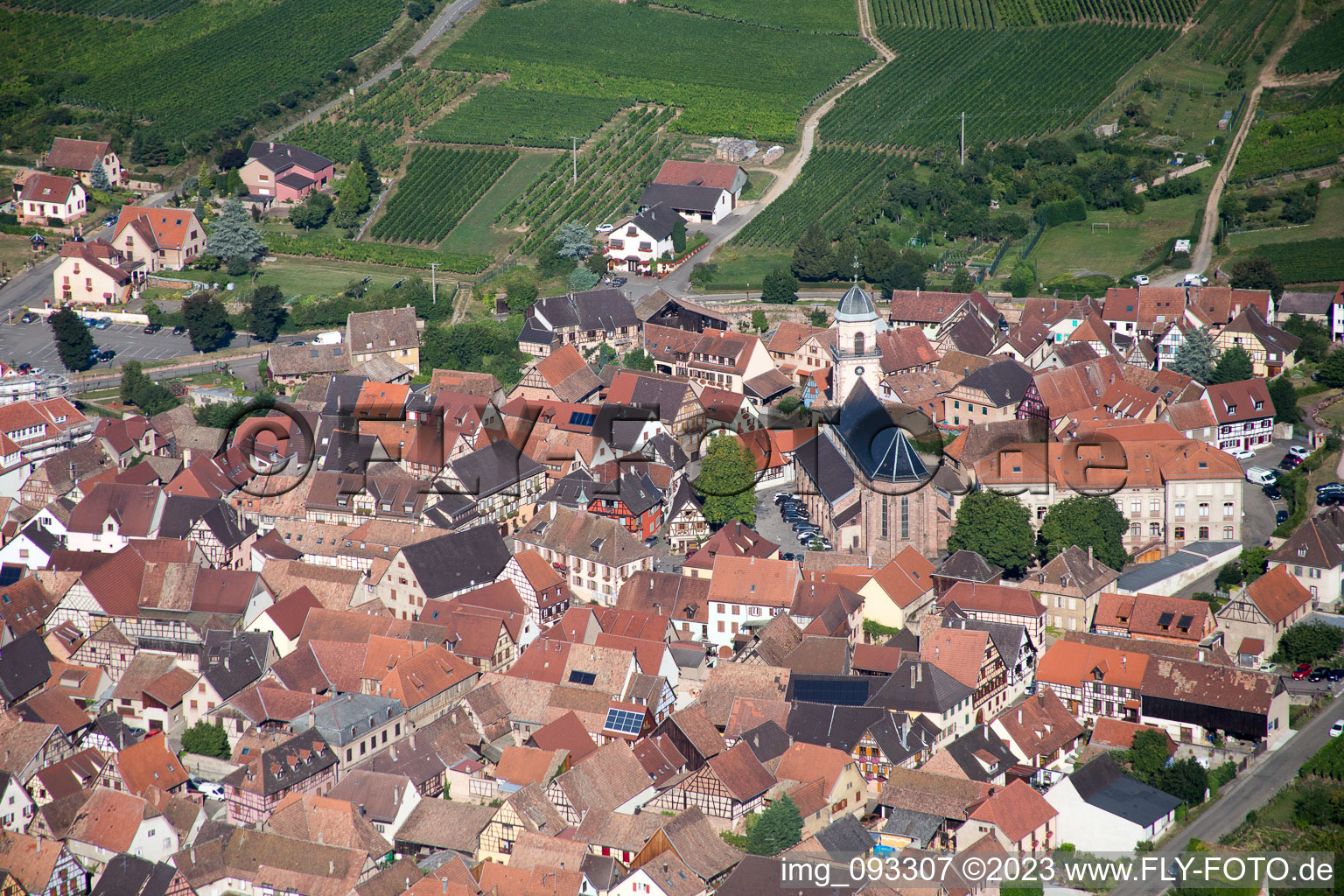 Saint-Hippolyte im Bundesland Haut-Rhin, Frankreich