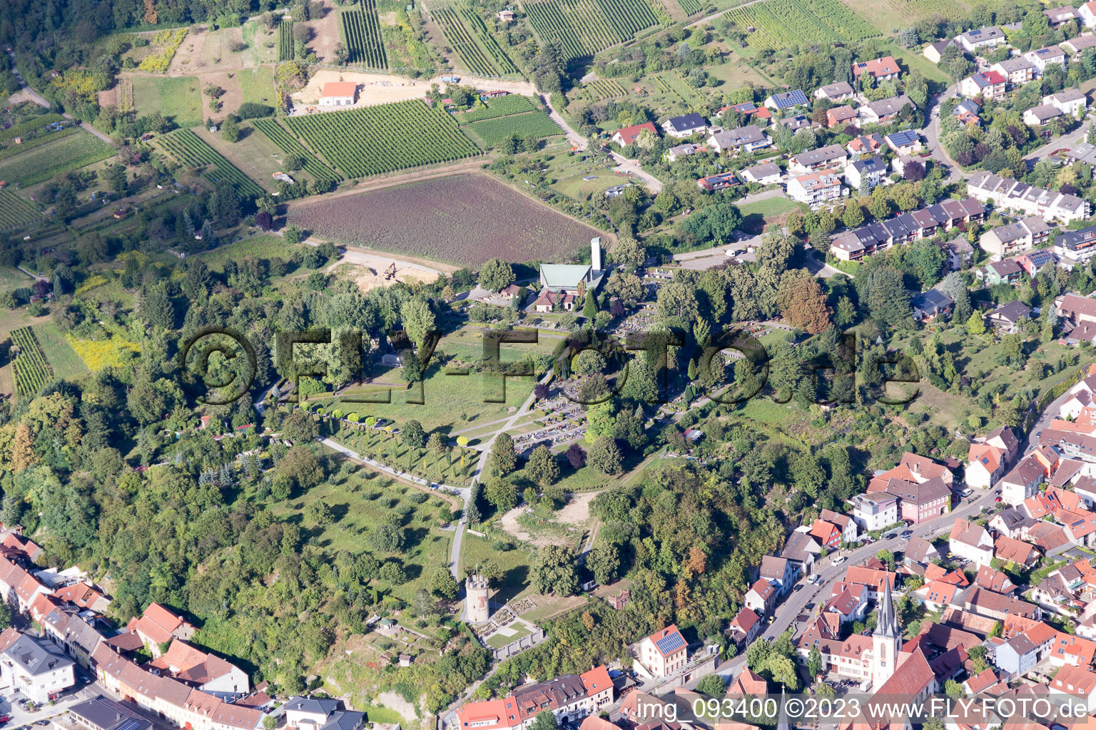Weingarten im Bundesland Baden-Württemberg, Deutschland aus der Luft betrachtet