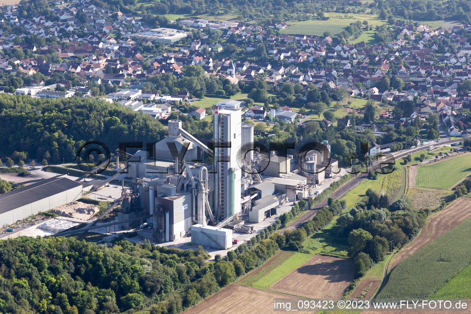 Luftbild von OPTERRA Wössingen in Walzbachtal im Bundesland Baden-Württemberg, Deutschland