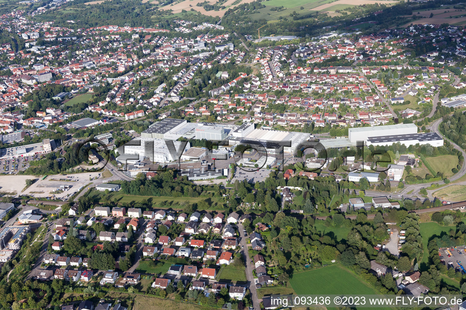 Luftbild von NEFF in Bretten im Bundesland Baden-Württemberg, Deutschland