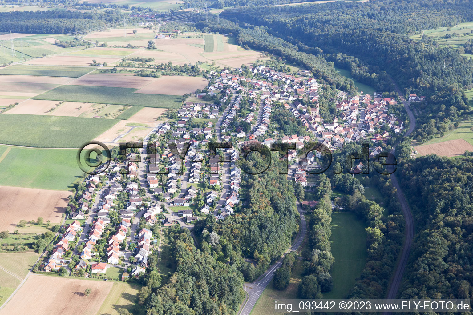 Luftbild von Ruit im Bundesland Baden-Württemberg, Deutschland