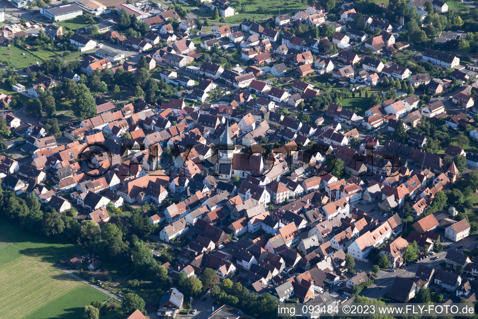 Luftbild von Horrheim im Bundesland Baden-Württemberg, Deutschland