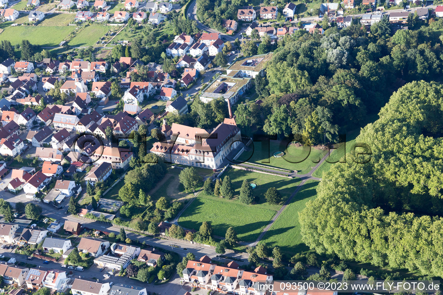 Luftaufnahme von Freudental im Bundesland Baden-Württemberg, Deutschland