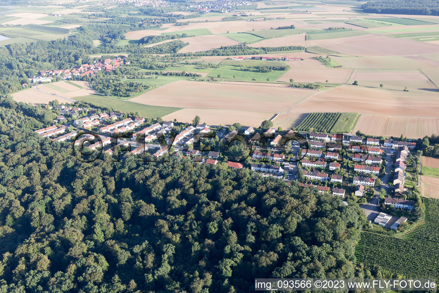 Luftbild von Affalterbach im Bundesland Baden-Württemberg, Deutschland