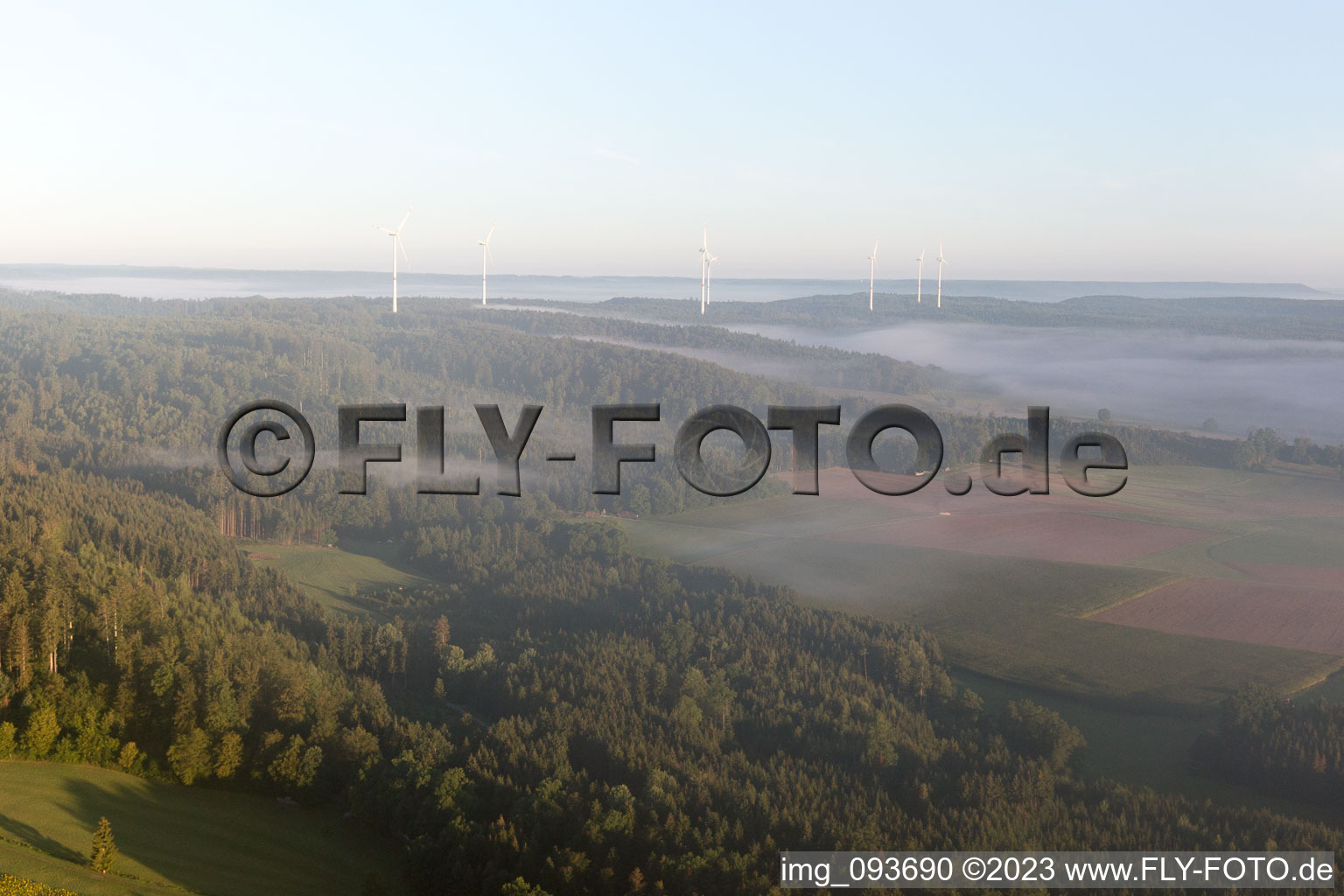 Luftbild von Engelhofen im Bundesland Baden-Württemberg, Deutschland