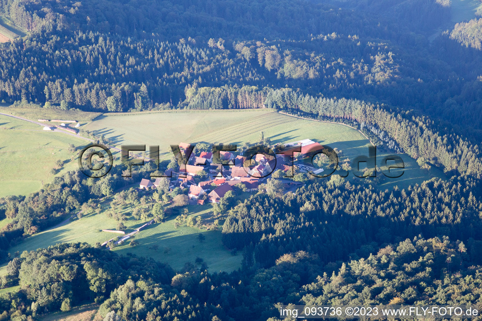 Luftbild von Sulzbach an der Murr im Bundesland Baden-Württemberg, Deutschland