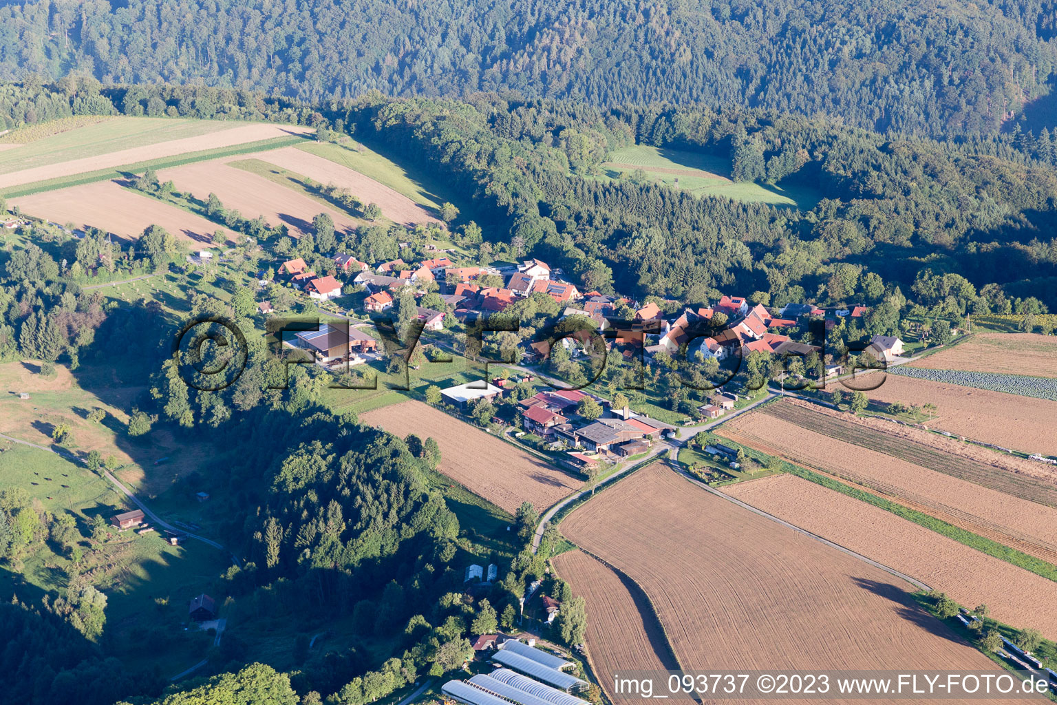 Luftaufnahme von Sulzbach an der Murr im Bundesland Baden-Württemberg, Deutschland