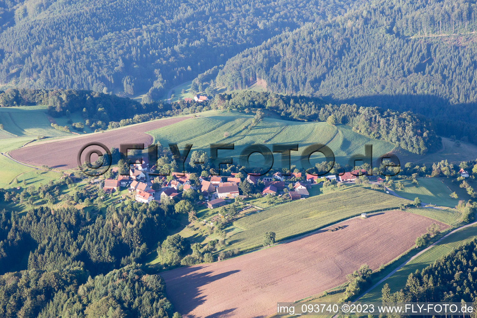 Luftbild von Spiegelberg im Bundesland Baden-Württemberg, Deutschland