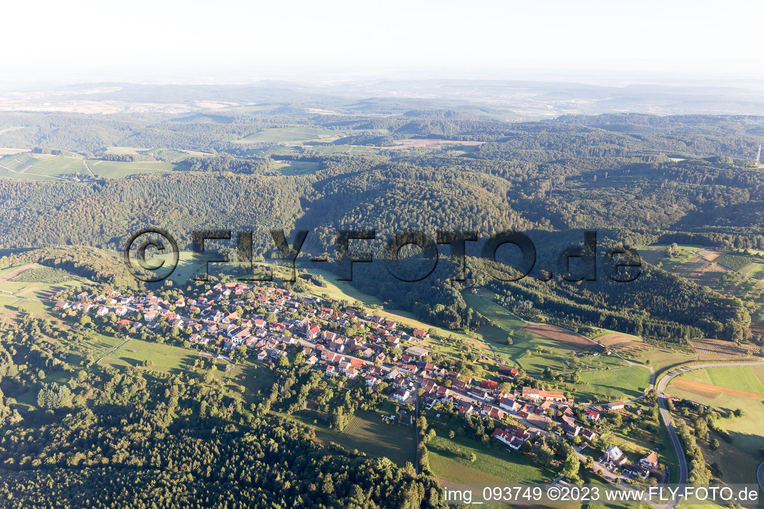 Luftbild von Prevorst im Bundesland Baden-Württemberg, Deutschland