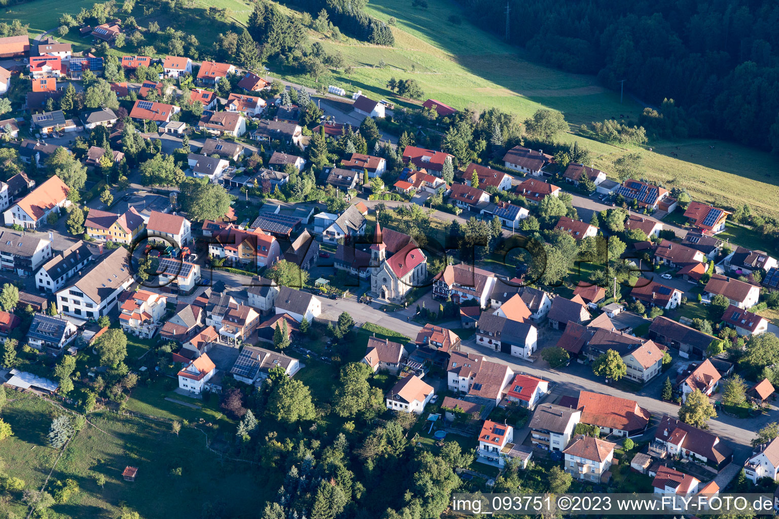 Luftaufnahme von Prevorst im Bundesland Baden-Württemberg, Deutschland