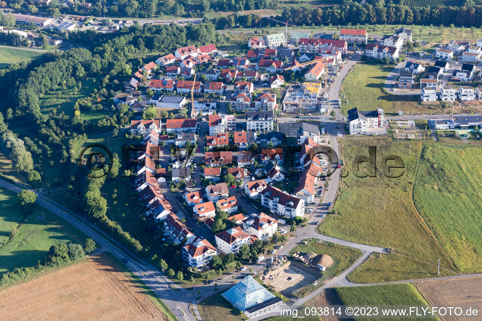 Luftbild von Hofen im Bundesland Baden-Württemberg, Deutschland